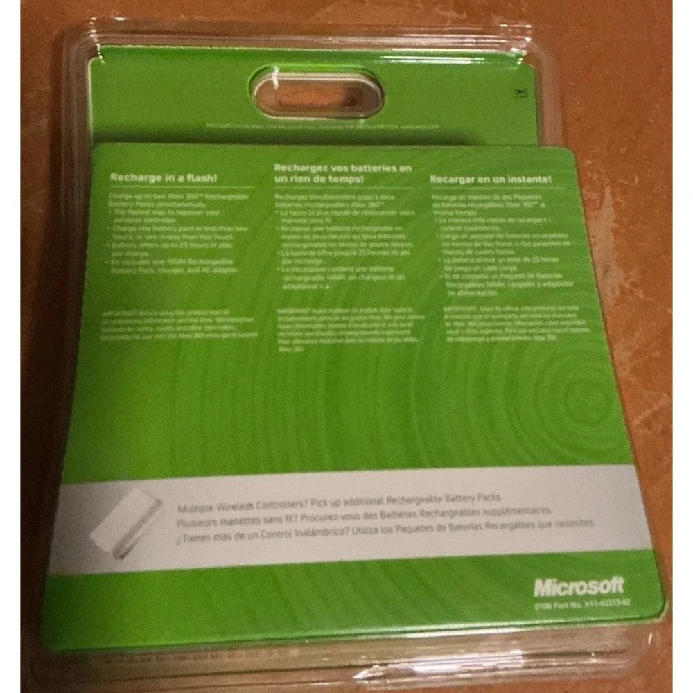 Microsoft Xbox 360 Live‎ Quick Charge Kit (White) New/Sealed